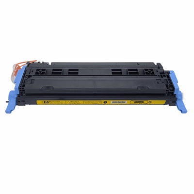 Original HP Toner 124A / Q6002A Farbe: Yellow ca. 2.000 Seiten  für HP Color LaserJet 1600 / 2600 / 2605 Serie usw.