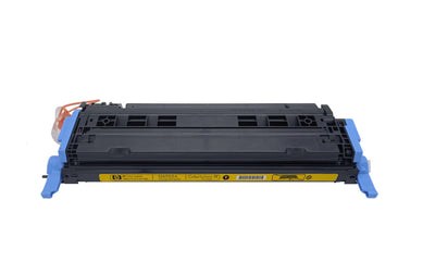 Original HP Toner 124A / Q6002A Farbe: Yellow ca. 2.000 Seiten  für HP Color LaserJet 1600 / 2600 / 2605 Serie usw. wb