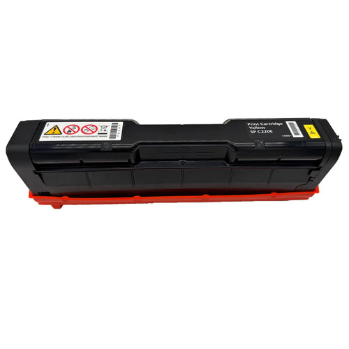 Original Ricoh Toner SPC220E (406055) (406106) (407643) Farbe: Yellow ca. 2.000 Seiten für Ricoh Aficio SP C 220 | C 221 | C 222 | C 240 Serie