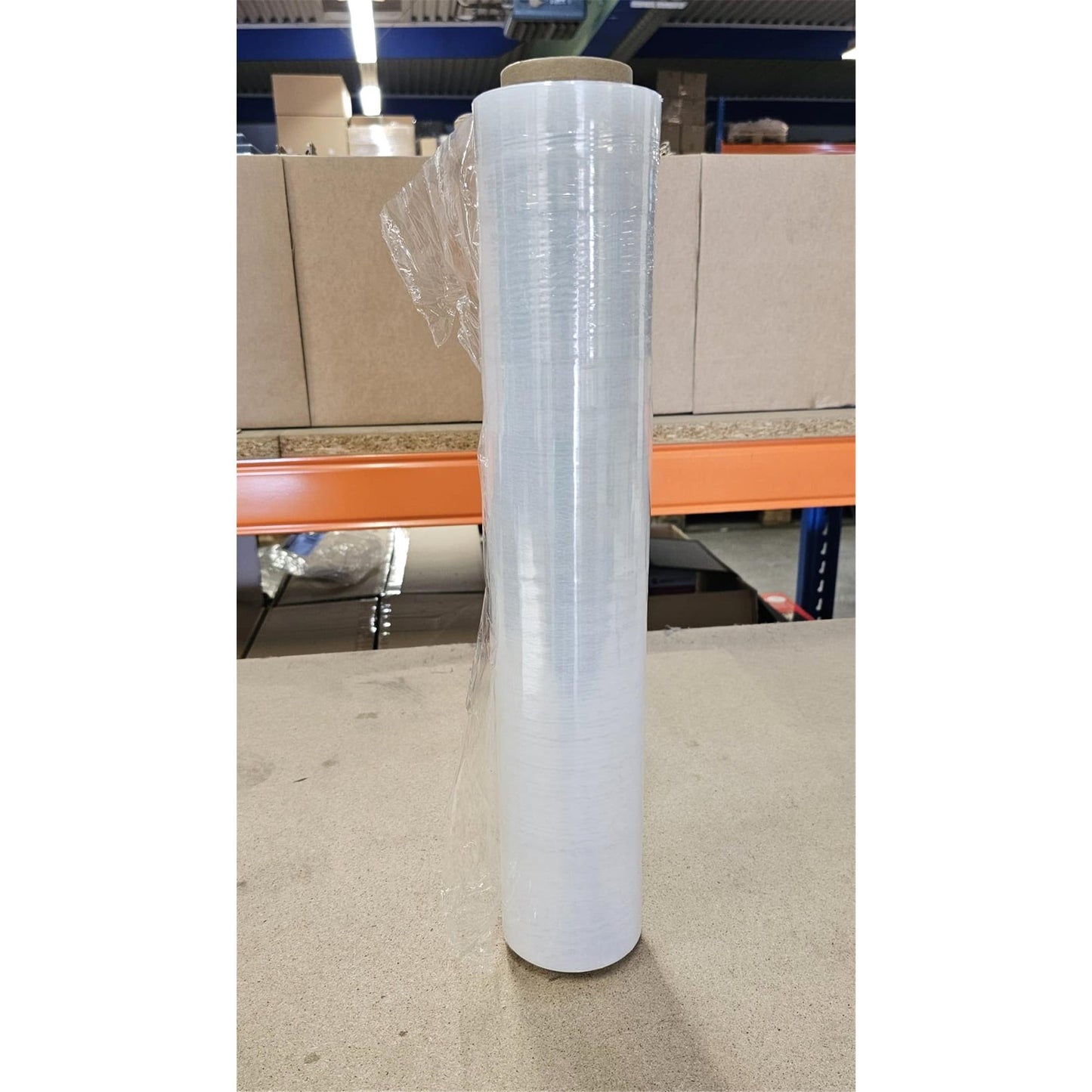 PE Strechfolie 2 kg 6 Rollen 17  micron transparent  500 mm x ca. 300 m 6  Rollen durchsichtig