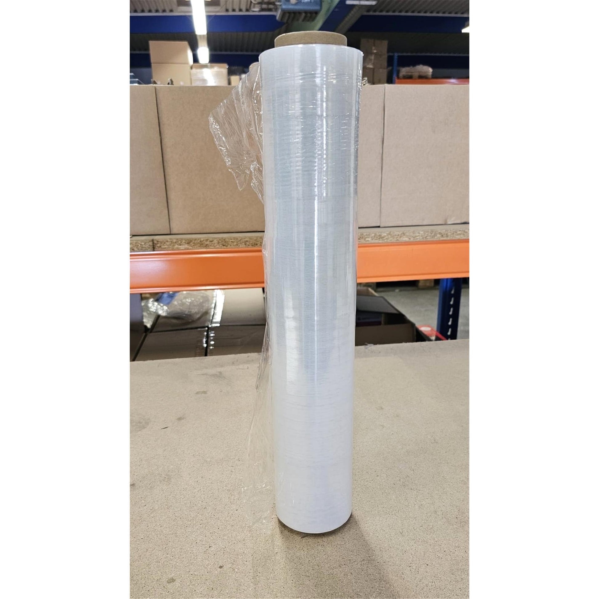 PE Strechfolie 2 kg 6 Rollen 23  micron transparent  500 mm x ca. 270 m 6  Rollen durchsichtig