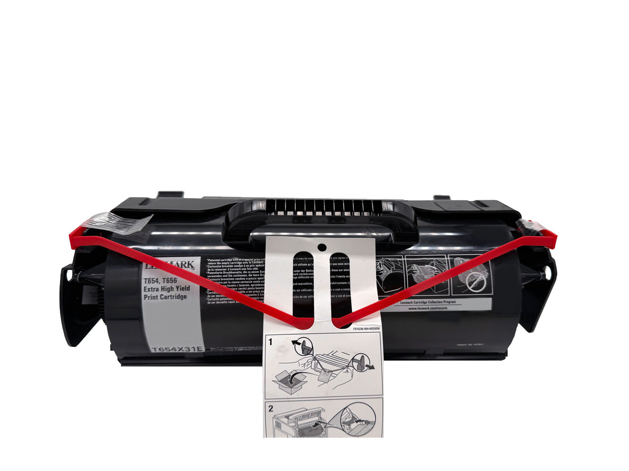 Original Toner Lexmark  T654X31E / T 650 Farbe: Black White-Box