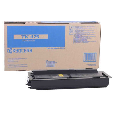 Original KYOCERA TK-475 Toner (1T02K30NL0) Farbe: Schwarz ca. 15.000 Seiten für KM-1620 I KM-1635 I KM-1650 Serie usw.