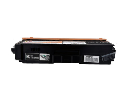 Original Toner Brother TN-320BK Farbe: Schwarz ca. 2.500 Seiten für HL-4140CN | HL-4150CDN | HL-4570CDW  usw. wb