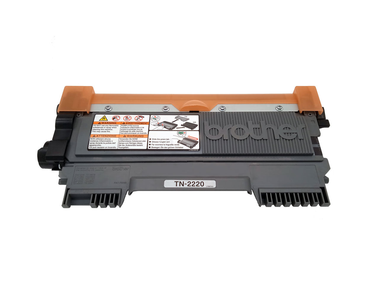 Original Brother Toner  TN-2220 (TN2220) Farbe: Schwarz ca. 2.600 Seiten für HL 2130 / 2220 / 2240 usw. white box
