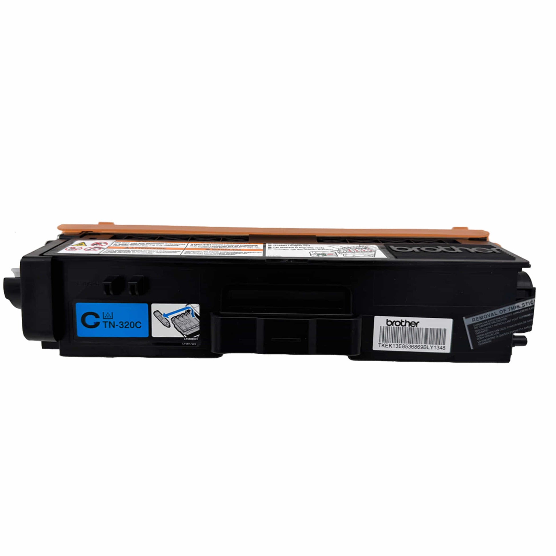 Original Toner Brother TN-320C Farbe: Cyan ca. 1.500 Seiten für HL-4140CN | HL-4150CDN | HL-4570CDW  usw. wb