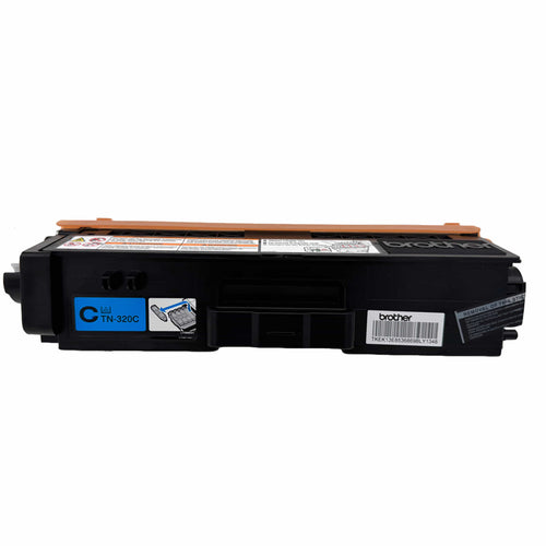 Original Toner Brother TN-320C Farbe: Cyan ca. 1.500 Seiten für HL-4140CN | HL-4150CDN | HL-4570CDW  usw.