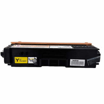 Original Toner Brother TN-320Y Farbe: Yellow ca. 1.500 Seiten für HL-4140CN | HL-4150CDN | HL-4570CDW  usw. wb