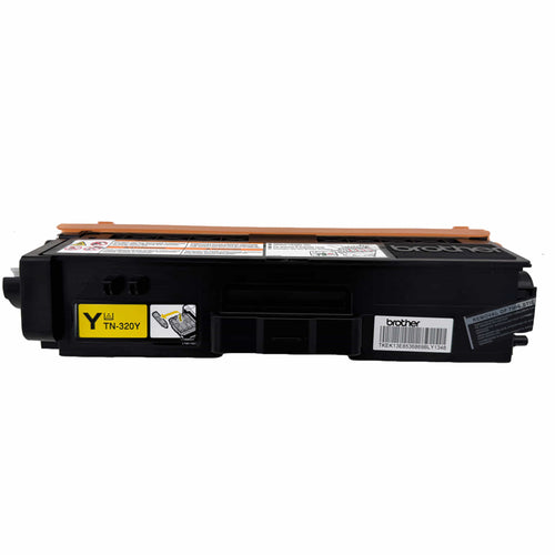 Original Toner Brother TN-320Y Farbe: Yellow ca. 1.500 Seiten für HL-4140CN | HL-4150CDN | HL-4570CDW  usw.