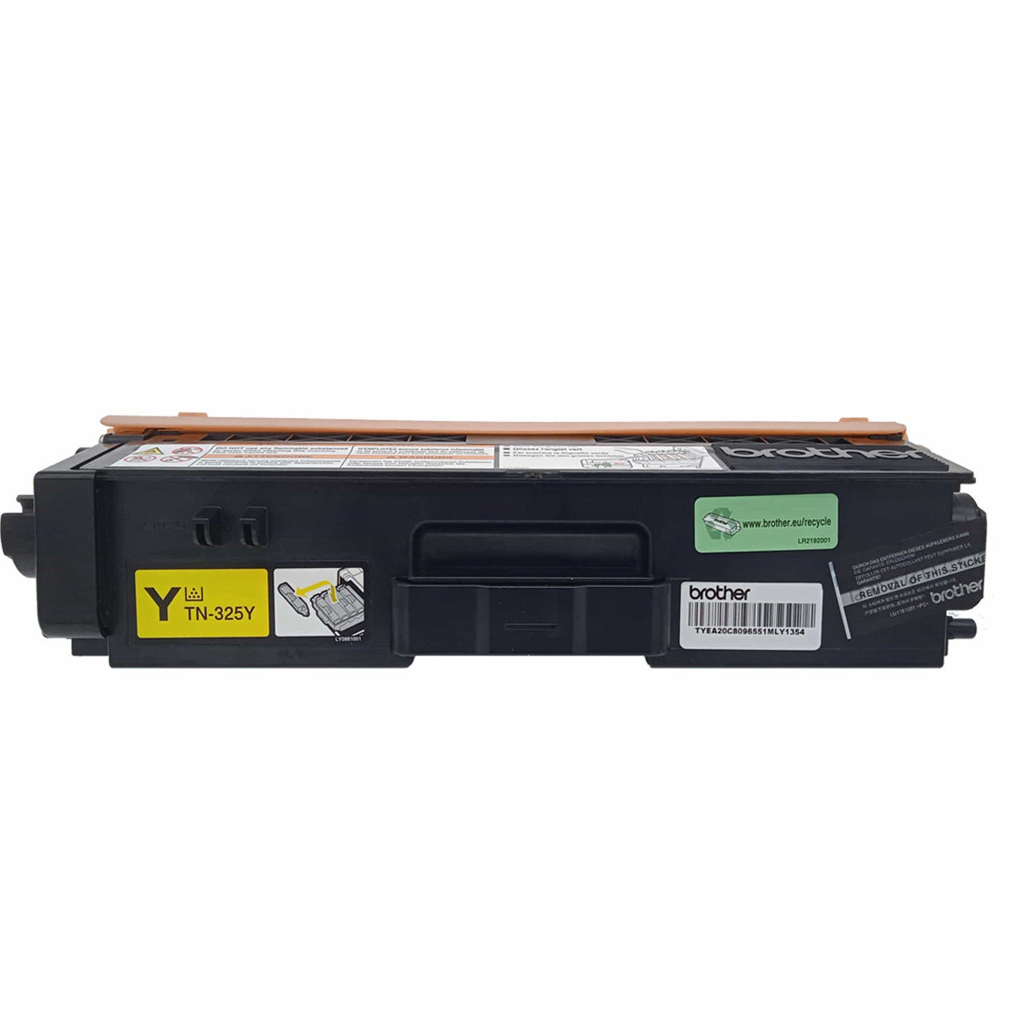 Original Toner Brother TN-325Y Farbe: Yellow ca. 3.500 Seiten für HL-4140CN | HL-4150CDN | HL-4570CDW  usw. wb