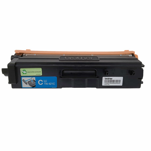 Original Toner Brother TN-421C Farbe: Cyan ca. 1.800 Seiten für HL- L 8260 CDW | HL-L 8360 CDW | DCP-L 8410 CDN  usw.