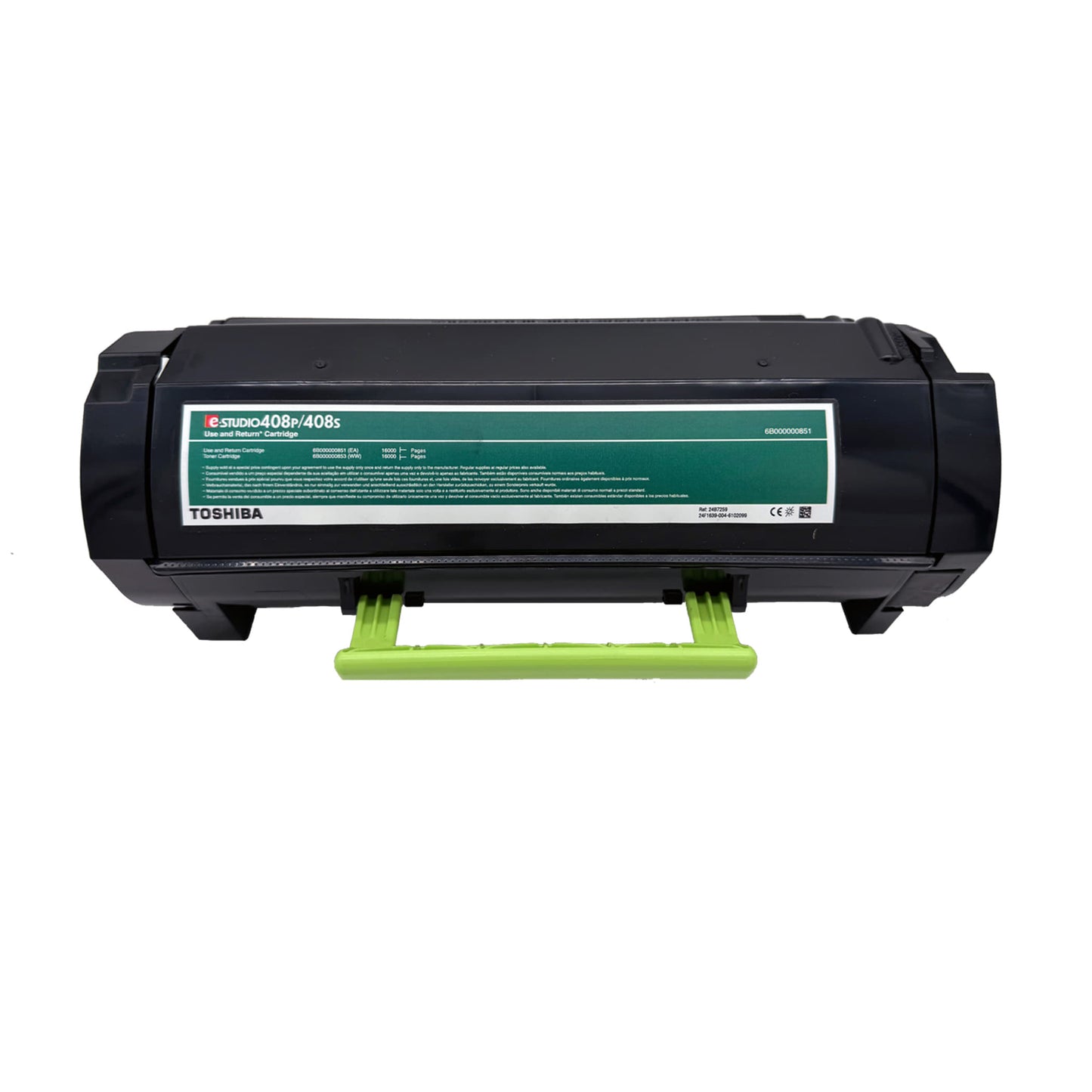 Original Toner Toshiba T408E-R (6B000000851) Farbe: Schwarz ca. 16.000 Seiten  für e-STUDIO 408P, 408S