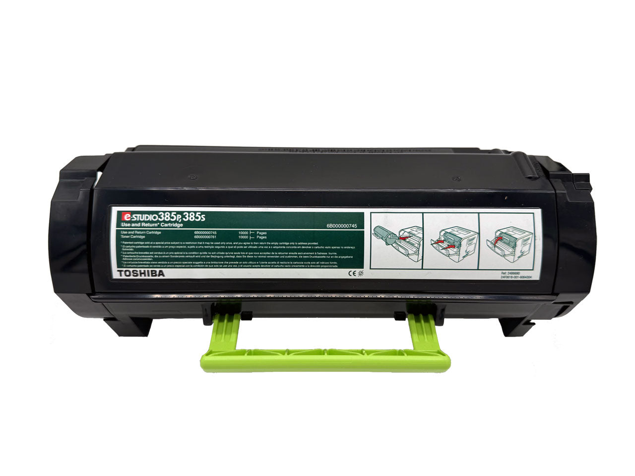 Original Toner Toshiba T-3850PR  (6B000000745) Farbe: Schwarz ca. 10.000 Seiten für e-STUDIO 385P, 385S wb