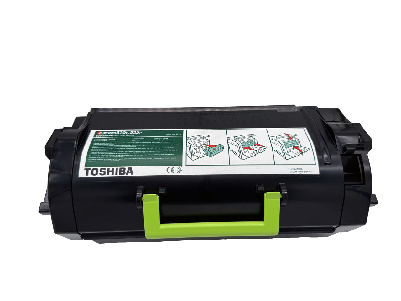 Original Toner Toshiba T-520P (6B000000619) Farbe: Schwarz ca. 35.000 Seiten für e-STUDIO 520P, 525P wb