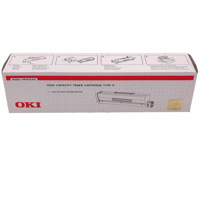 Original OKI Toner Type 9 HC (01101202) Farbe: Schwarz ca. 6.000 Seiten für B4300 | 4300n | 4300nPS | 4350 | 4350 usw.