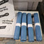 Premium Abfall und Müllsäcke 150 Liter  Haushalt  70µ  20 Stk auf Rolle Blau  4 er pack 80 Müllsäcke