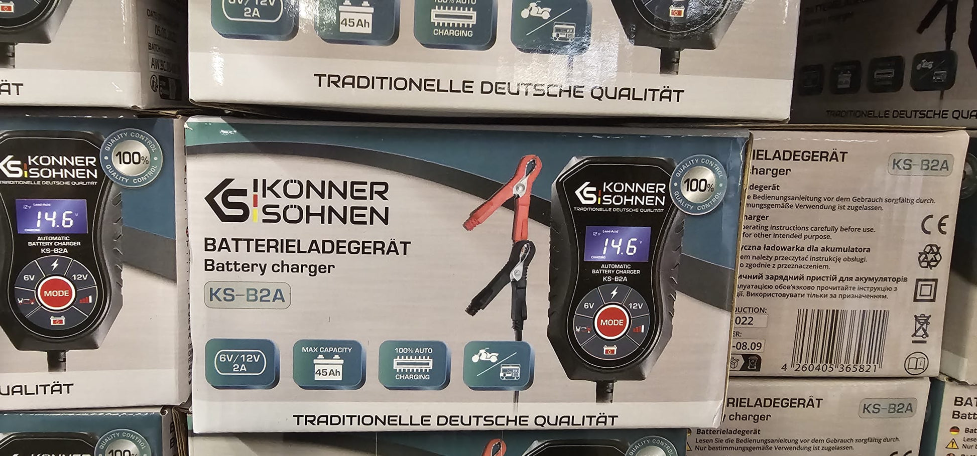 Könner & Söhnen Batterieladegerät KS-B2A 6V/12V